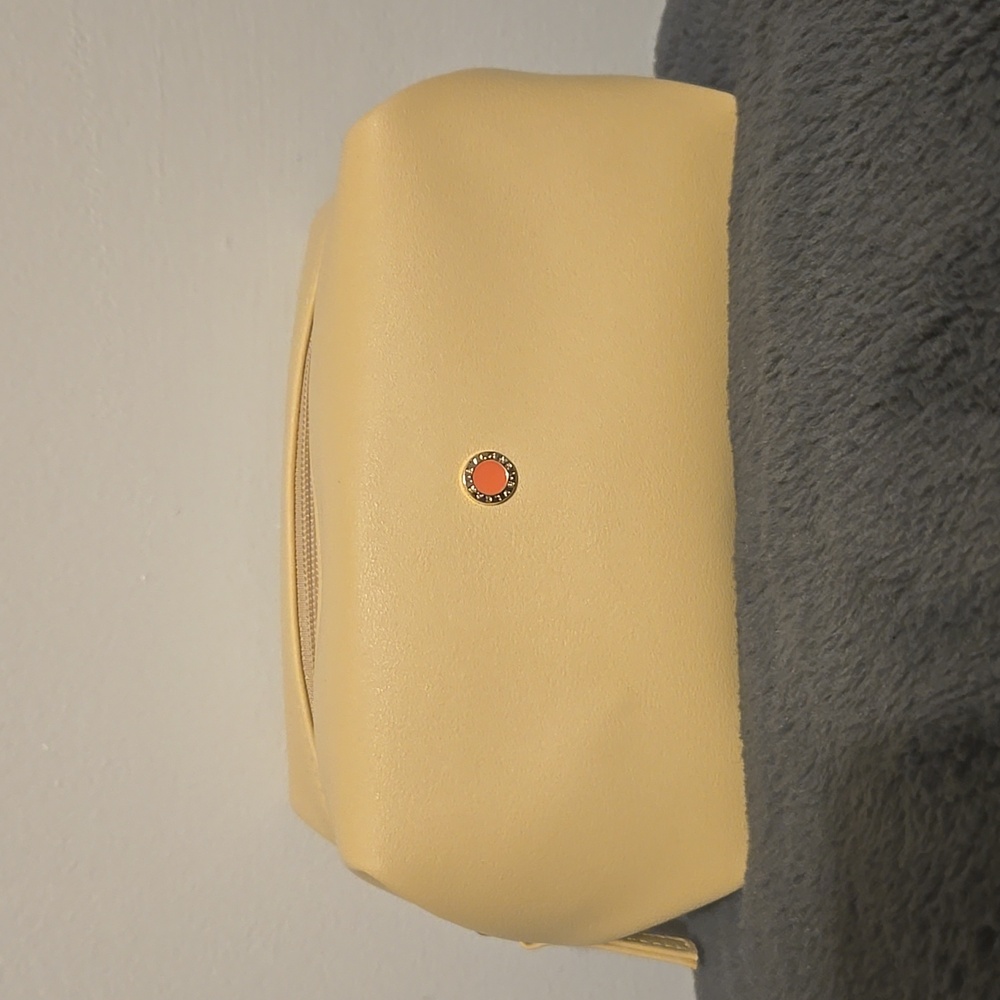 Bvlgari Cream Cosmetic Toiletry Bag